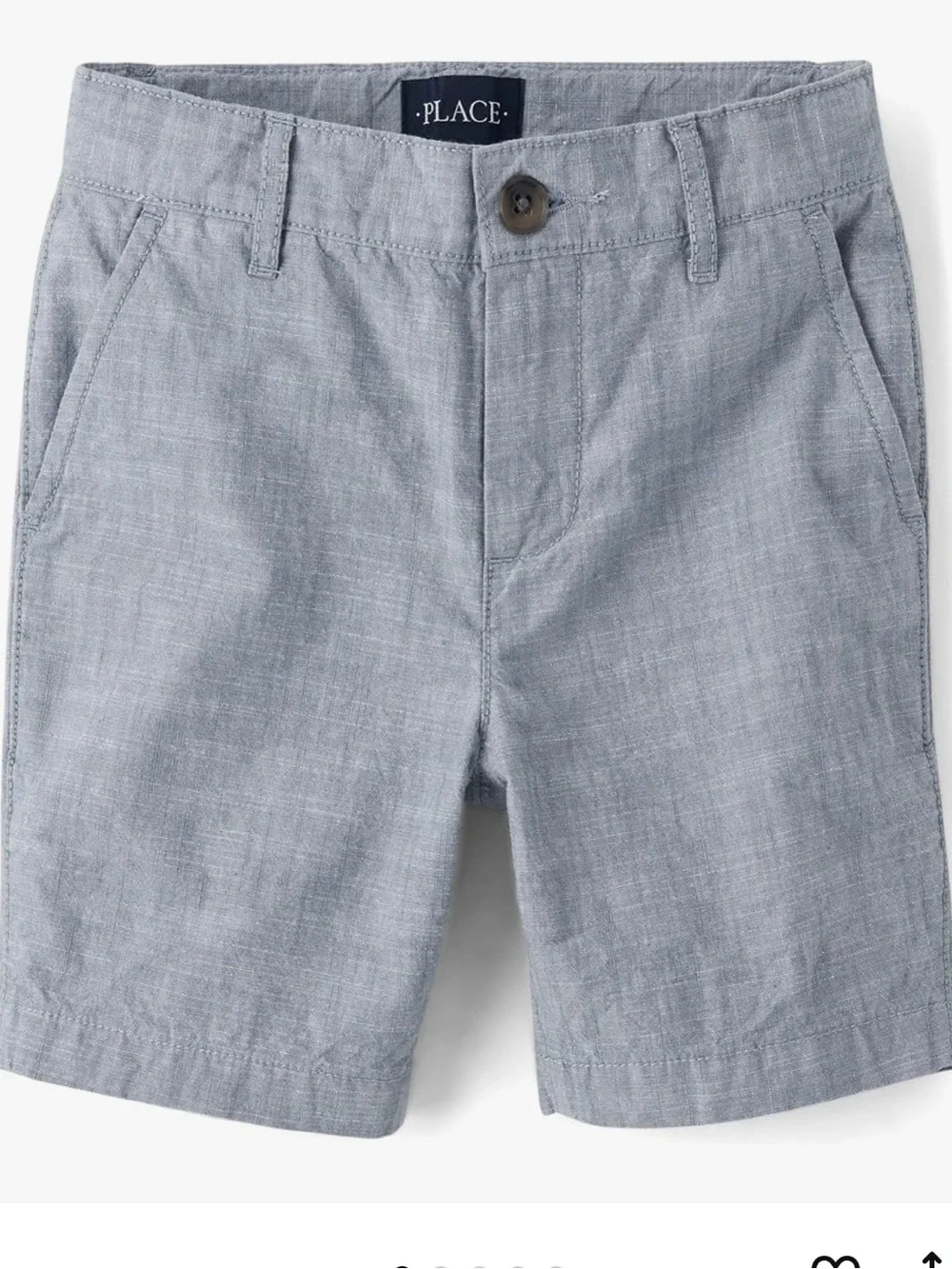 NEW The Children's Place Boys' Textured Chino Shorts size:10